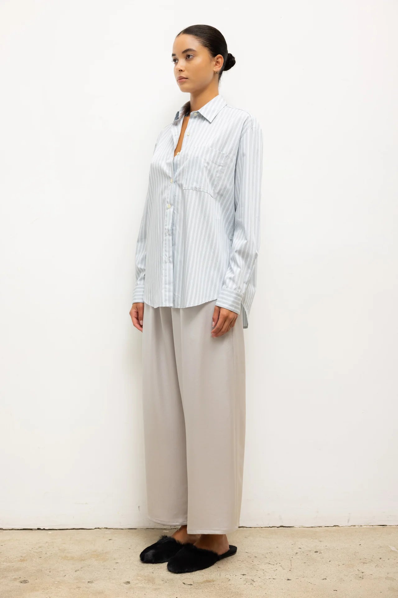 Yoshi Stripe Classic Button Down