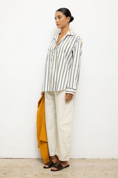 YOSHI STRIPE CLASSIC BUTTON DOWN