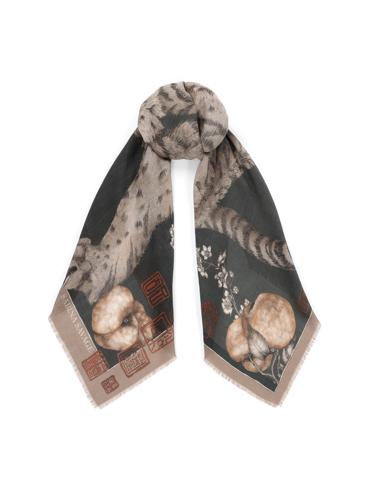 Zouyu, Cry The Deer Cashmere Shawl 135