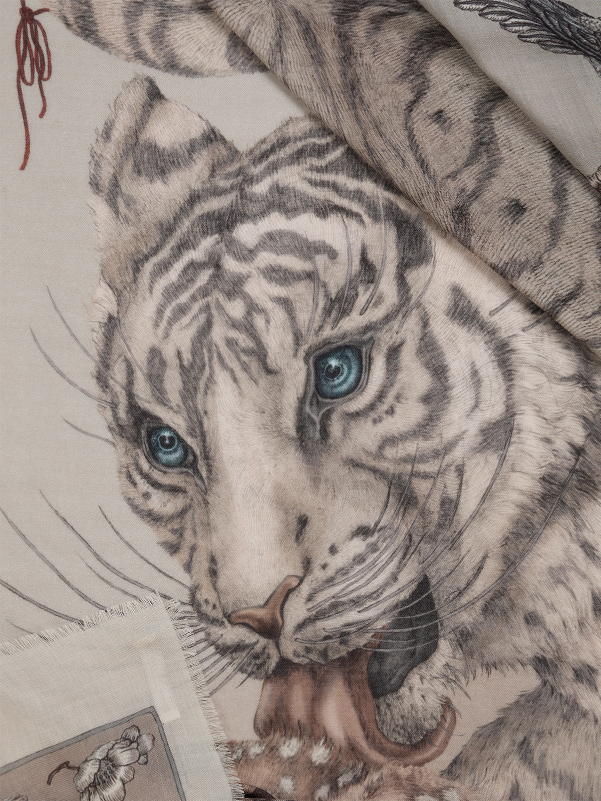Zouyu, Cry The Deer Cashmere Shawl 135