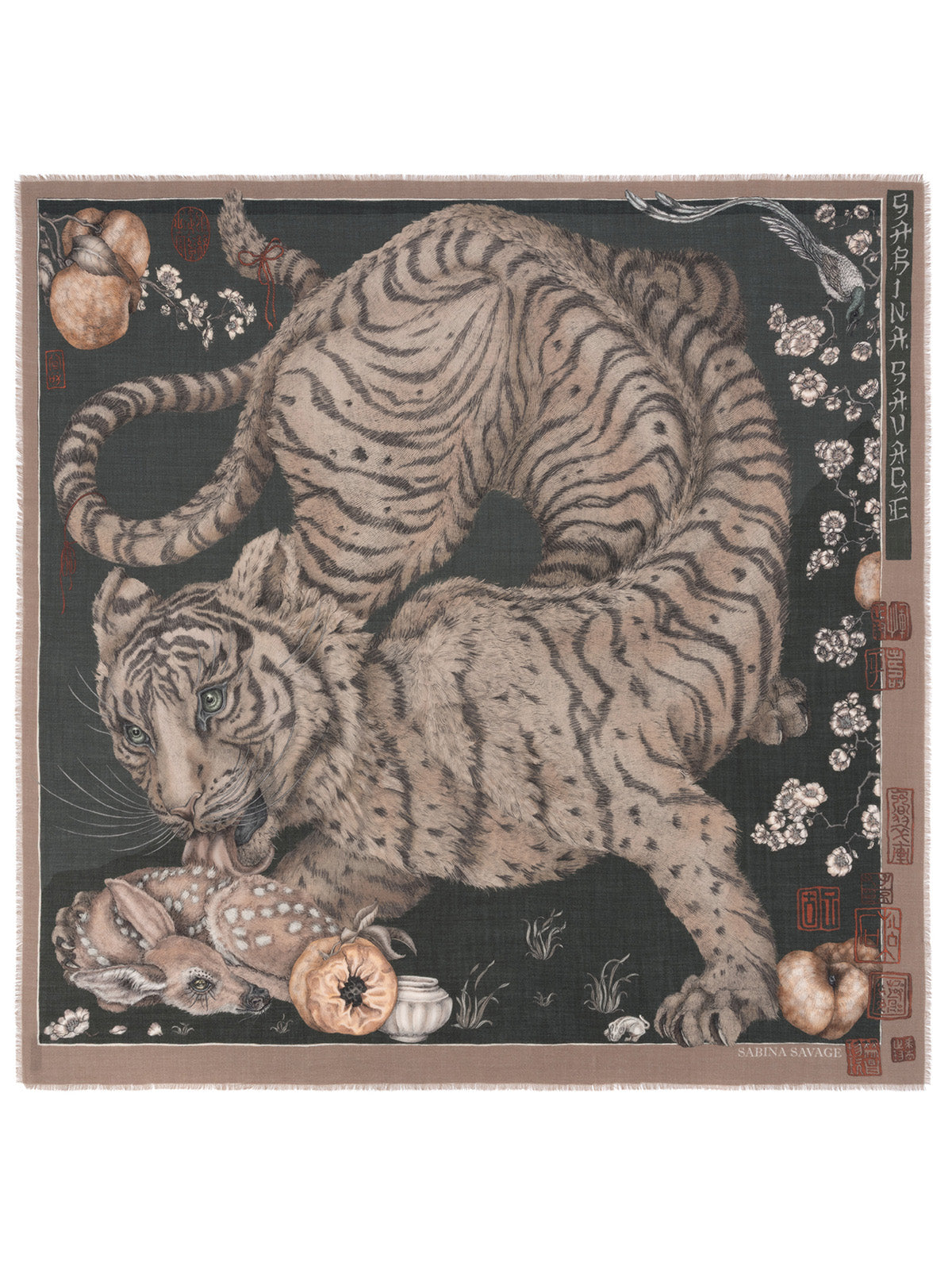 Zouyu, Cry The Deer Cashmere Shawl 135