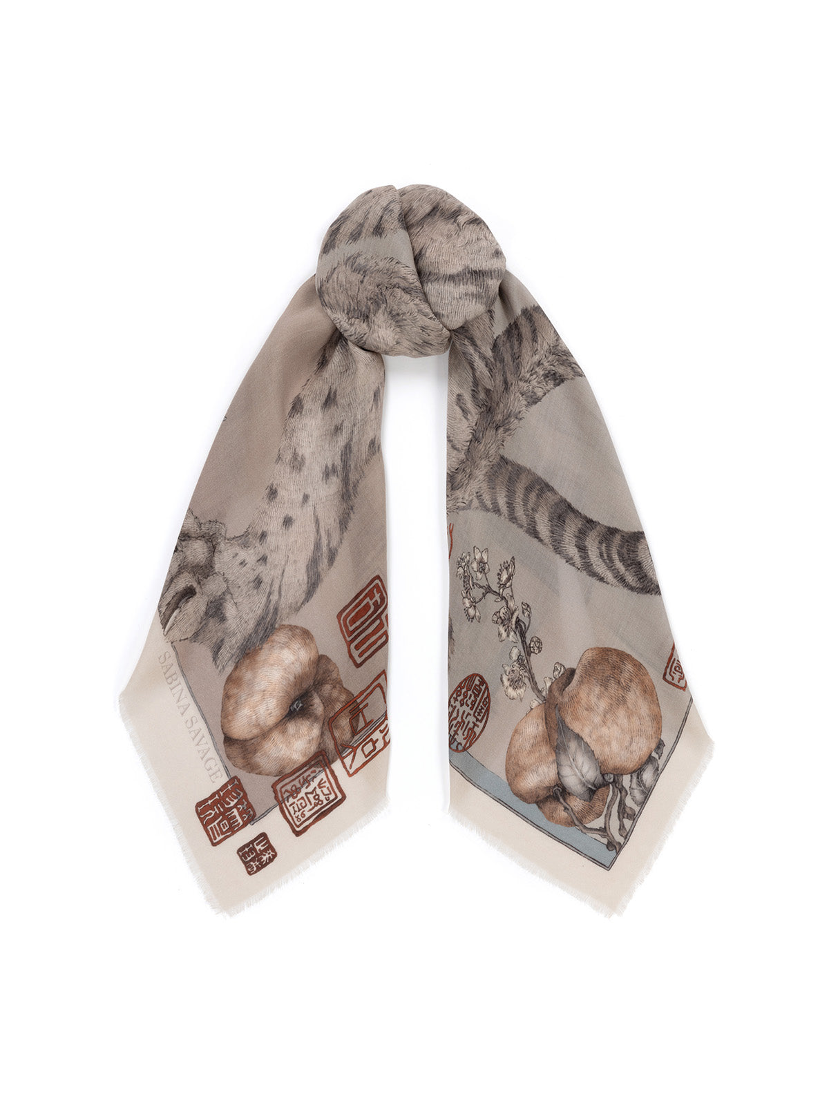 Zouyu, Cry The Deer Cashmere Shawl 135