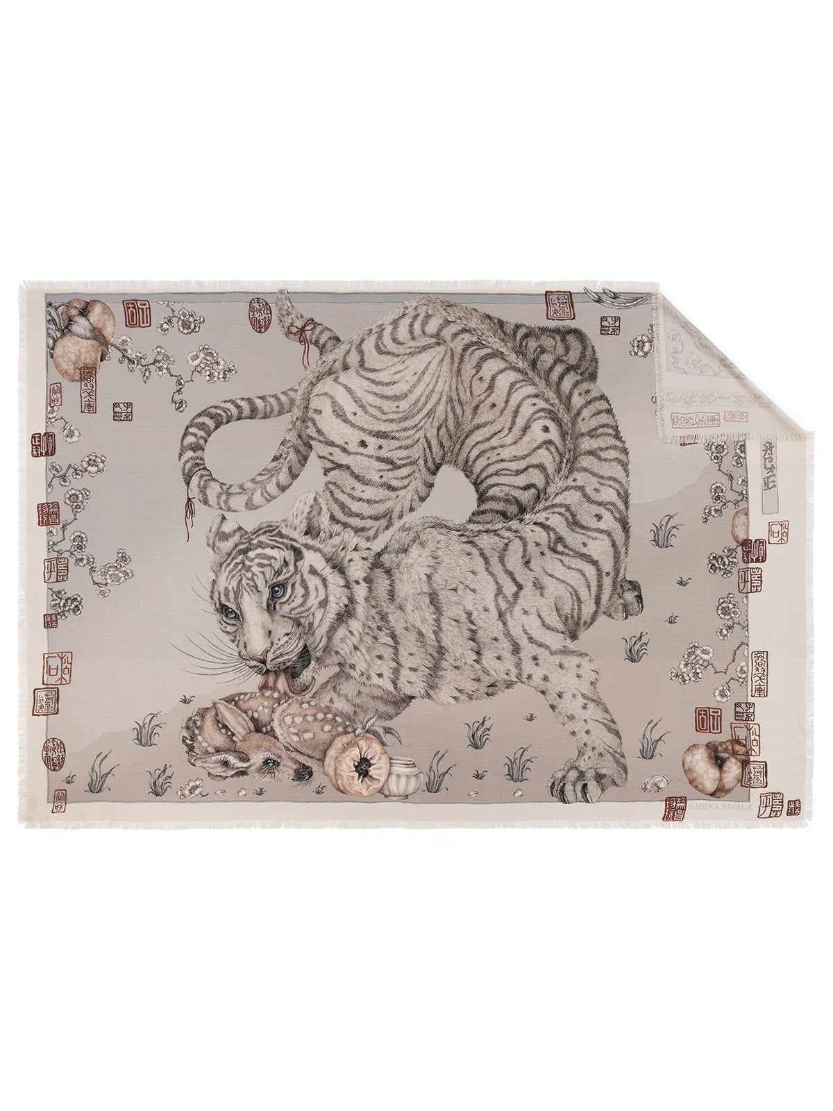 Zouyu - Cry The Deer Heavy Cashmere Shawl