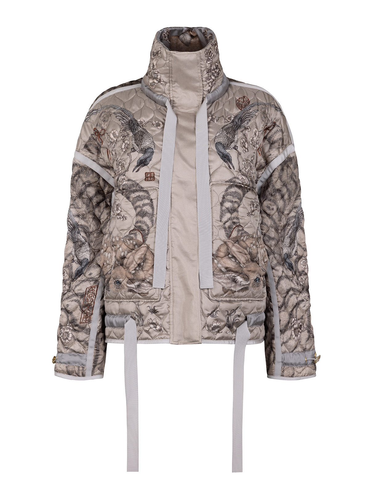 Zouyu - Cry The Deer Reversible Quilted Jacket