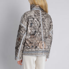 Zouyu, Cry The Deer Reversible Quilted Jacket - vendor photo - back